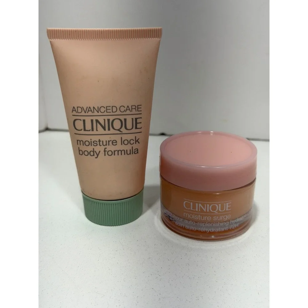 Clinique Moisture Surge 72H Hydrator 1oz & Moisture Lock Body Formula 1.7oz‎ Set